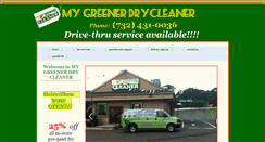 Desktop Screenshot of mygreenerdrycleaner.com